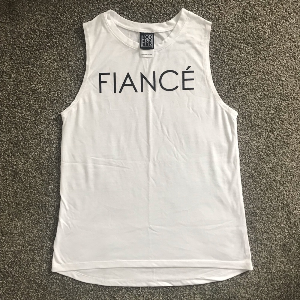 Fiancé tank top - S